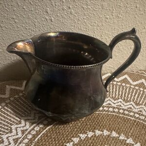 Vintage Forbes Silver Co Creamer Pitcher Quadruple 612